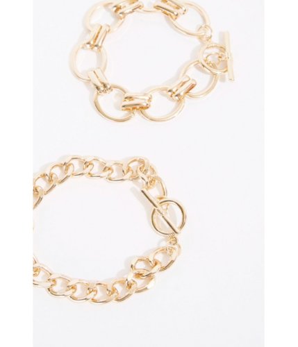 Bijuterii femei forever21 chain toggle bracelets gold