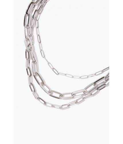 Bijuterii femei forever21 layered anchor wallet chain silver