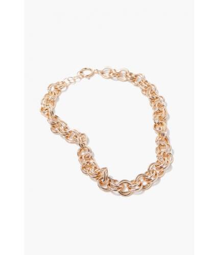 Bijuterii femei forever21 layered cable chain necklace gold