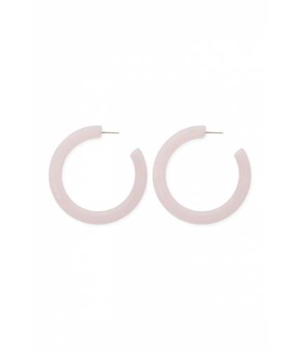 Bijuterii femei forever21 marble hoop earrings light pink