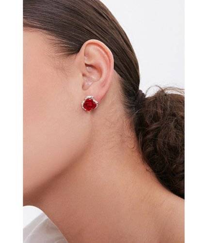Bijuterii femei forever21 rose stud earrings redgold