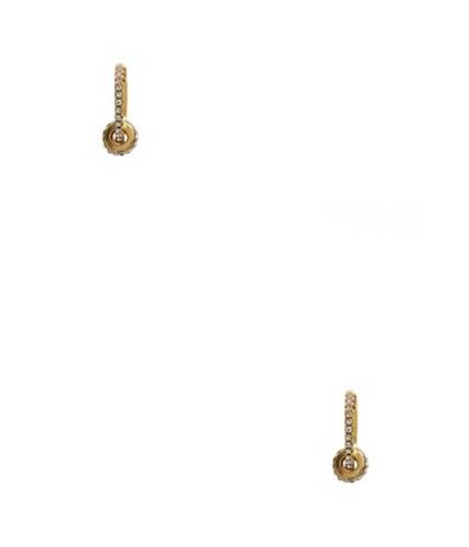 Bijuterii femei guess gold-tone mini hoop earrings gold