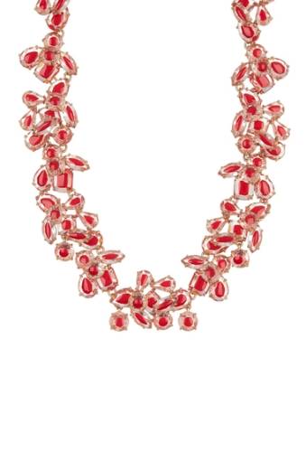 Bijuterii femei j crew irene cluster necklace pink