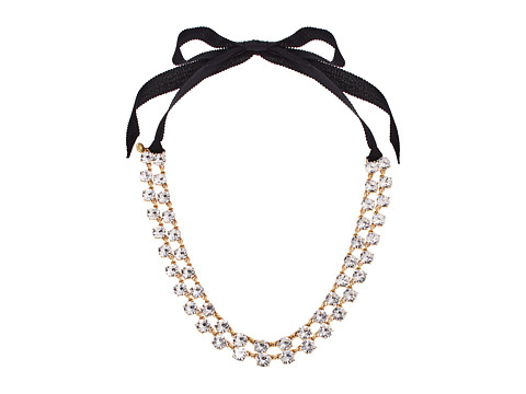 Bijuterii femei jcrew layered sparkle tie necklace crystal