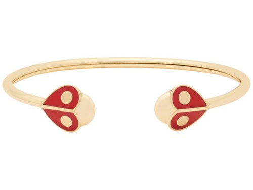 Bijuterii femei kate spade new york animal party ladybug flex cuff bracelet red