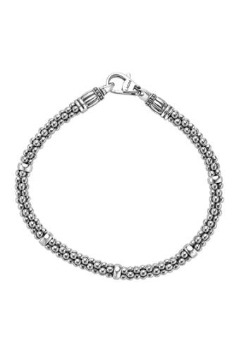 Bijuterii femei lagos sterling silver caviar rope bracelet sterling silver