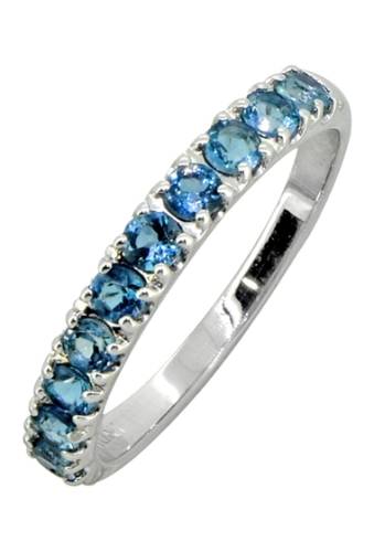 Bijuterii femei nitya sterling silver london blue topaz ring blue