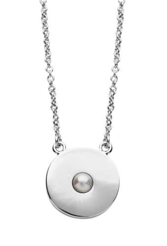Bijuterii femei sterling forever birthstone cz disc pendant necklace - june silver
