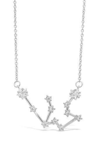 Bijuterii femei sterling forever delicate constellation cz aquarius pendant necklace silver