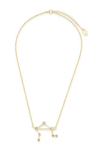 Bijuterii femei sterling forever delicate constellation cz libra pendant necklace gold