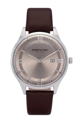 Ceasuri barbati kenneth cole new york mens classic leather strap watch 44mm no color