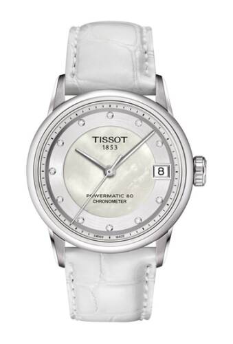Ceasuri femei tissot womens powermatic luxury diamond watch 33mm - 0042 ctw silver