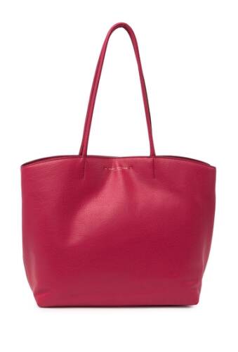 Genti femei marc jacobs supple leather tote bag cherry