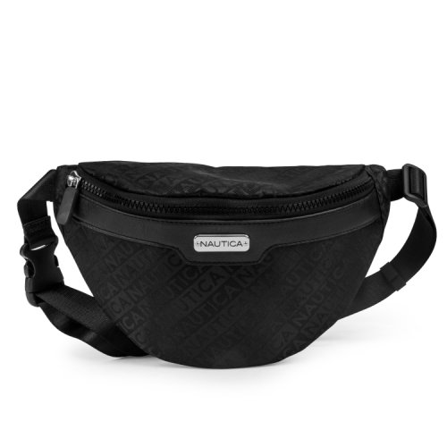 Genti femei nautica lakeside-jacquard belt bag black