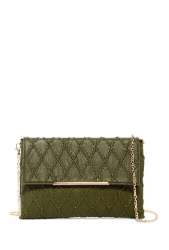 Genti femei urban expressions taurus quilted vegan leather clutch olive