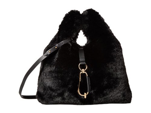 Genti femei zac zac posen belay shopper - faux fur black