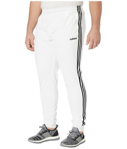 Imbracaminte barbati adidas big amp tall essential 3-stripe tricot open hem pants white