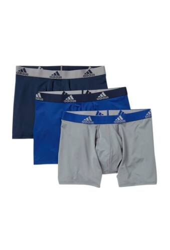 Imbracaminte barbati adidas climalite performance boxer briefs - pack of 3 med blue