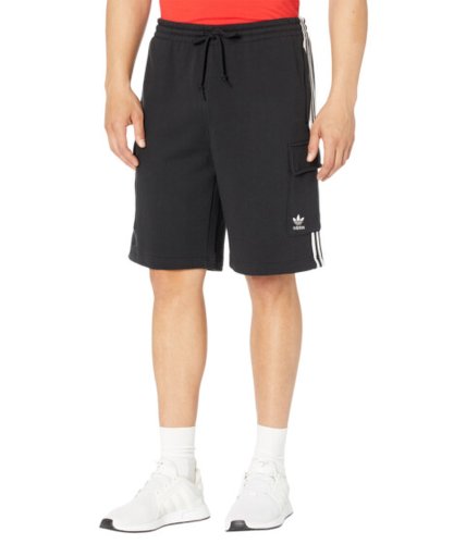 Imbracaminte barbati adidas originals 3-stripes cargo shorts black