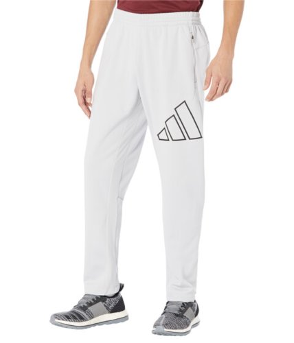 Imbracaminte barbati adidas training icon 3-bar pants solid grey