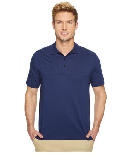 Imbracaminte barbati carewear right side chest access polo shirt navy blue
