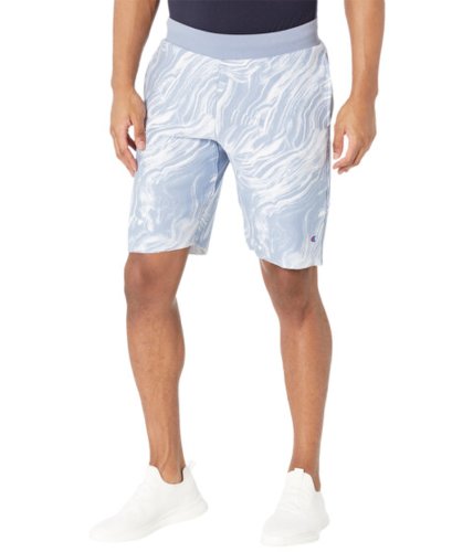 Imbracaminte barbati champion reverse weavereg cutoffs shorts - all over print marble flow inverse white