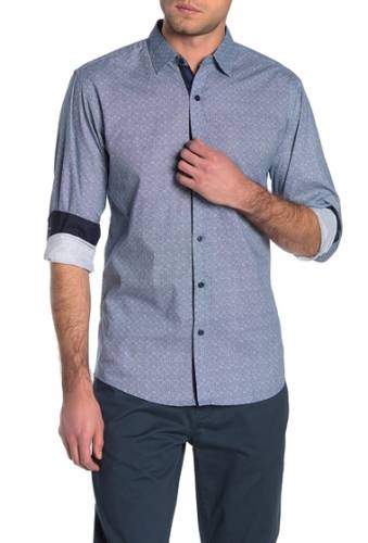 Imbracaminte barbati english laundry patterned athletic fit shirt nv