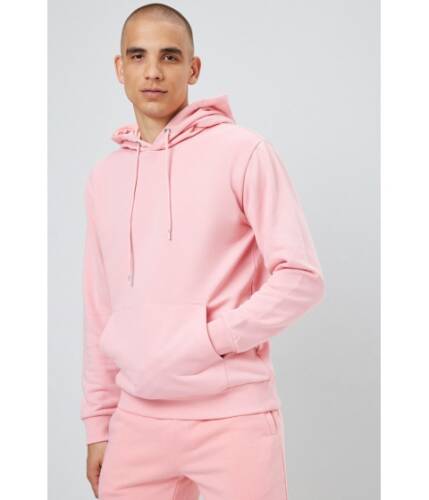 Imbracaminte barbati forever21 french terry drawstring hoodie pink