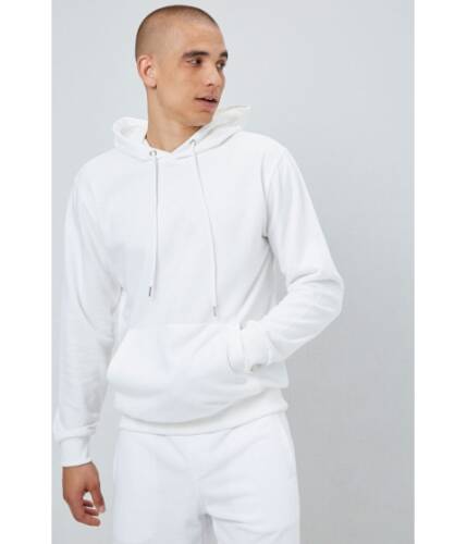 Imbracaminte barbati forever21 french terry drawstring hoodie white