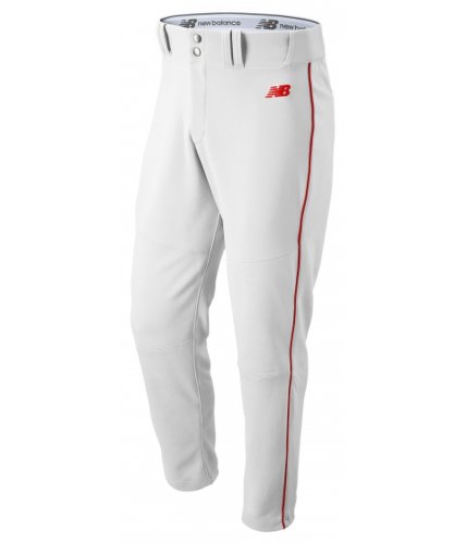 Imbracaminte barbati new balance men\'s charge baseball piped pant white with red