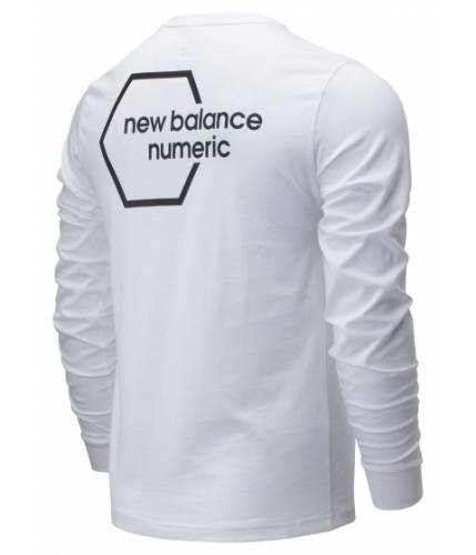 Imbracaminte barbati new balance men\'s nb numeric long sleeve tee white