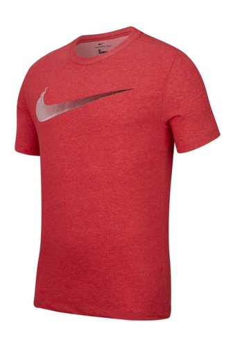 Imbracaminte barbati nike dri-fit swoosh t-shirt 672 lt univ red htrwhite