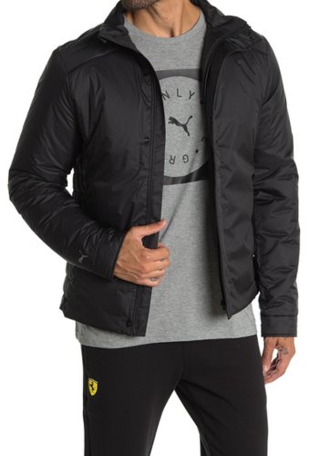 Imbracaminte barbati puma insulated zip front racing jacket black