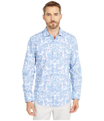 Imbracaminte barbati robert graham island gardens button-up shirt blue