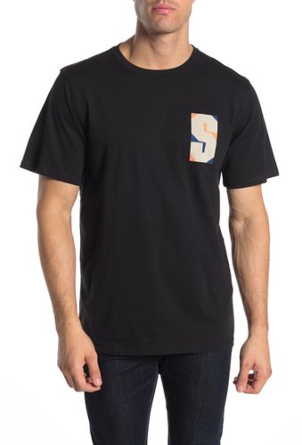 Imbracaminte barbati saturdays nyc block logo t-shirt black