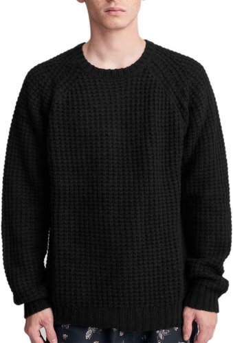 Imbracaminte barbati saturdays nyc miguel waffle knit sweater black