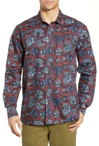 Imbracaminte barbati scotch soda batik print slim fit shirt 0218-combo b