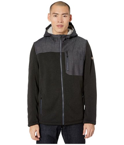 Imbracaminte barbati spyder alps full zip hoodie fleece jacket black