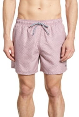 Imbracaminte barbati ted baker london octogon print swim shorts pink