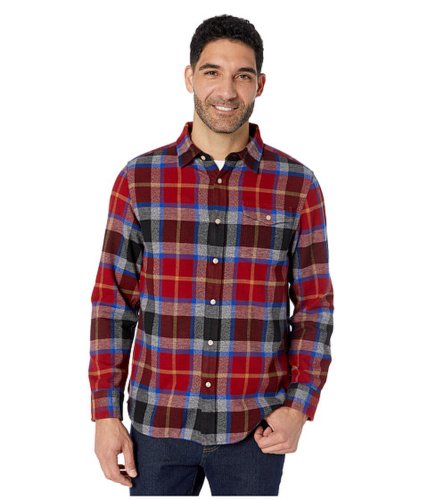 Imbracaminte barbati the north face long sleeve arroyo flannel shirt cardinal red speed wagon plaid