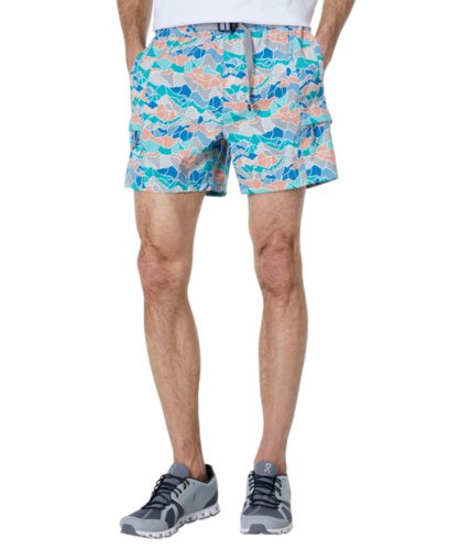 Imbracaminte barbati the north face printed class v 5quot belted shorts meld grey mountain camo print