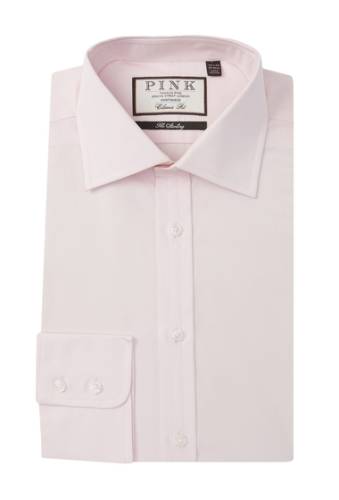 Imbracaminte barbati thomas pink frederick classic fit poplin dress shirt pink