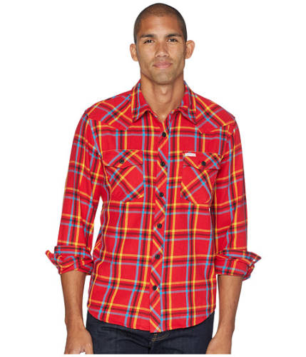 Imbracaminte barbati topo designs mountain shirt - plaid red
