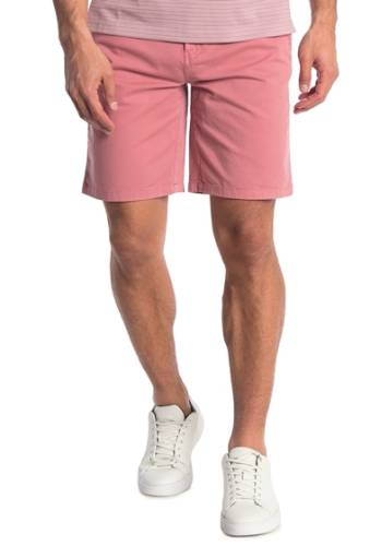 Imbracaminte barbati wallin bros garment dyed stretch shorts pink compact