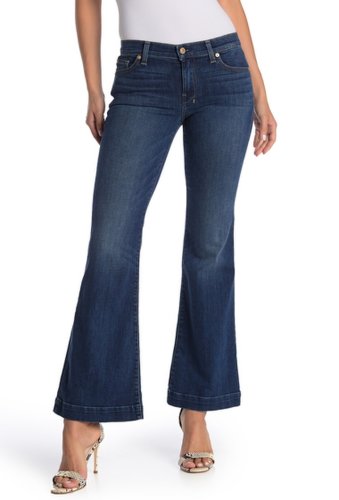 Imbracaminte femei 7 for all mankind dojo bootcut jeans medmelrose