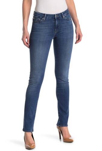 Imbracaminte femei 7 for all mankind kimmie straight leg jeans silovstry