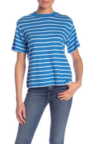 Imbracaminte femei abound crew neck t-shirt blue french rosie stripe