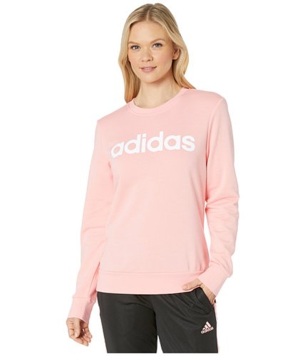 Imbracaminte femei adidas essentials linear sweatshirt glory pinkwhite