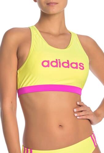 Imbracaminte femei adidas swimwear front graphic bikini top neon yello