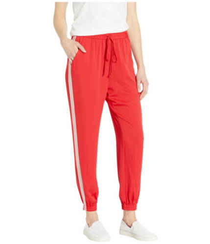 Imbracaminte femei bcbgeneration woven contrast jogger pants electric red